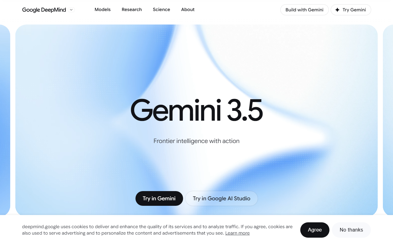 Gemini 1.5 Pro公式ホームページ